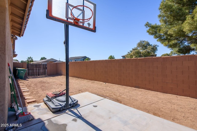 view of patio / terrace featuring a fenced backyard