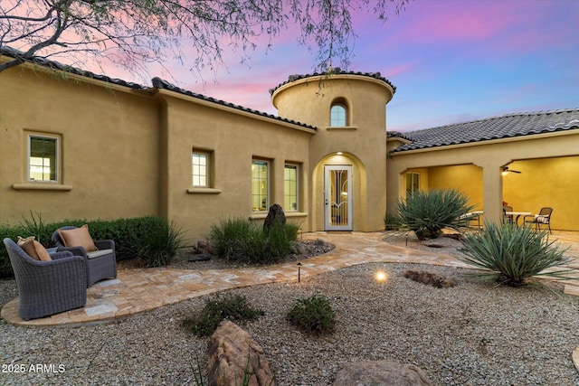 exterior space featuring a patio area