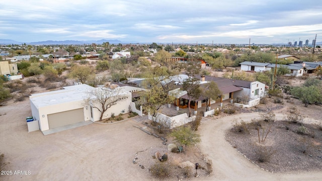 bird's eye view featuring a residential view