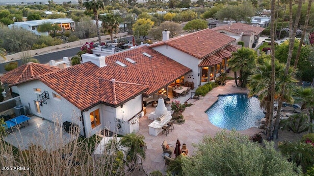 8514 E Country Club Trl, Scottsdale, AZ 85255 - view from above of property with a pool area