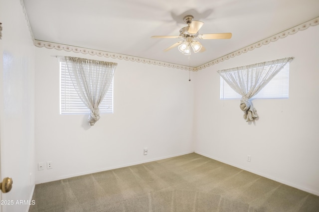 301 Whitton St, Sierra Vista, AZ 85635 - empty room with ceiling fan, carpet floors, and baseboards