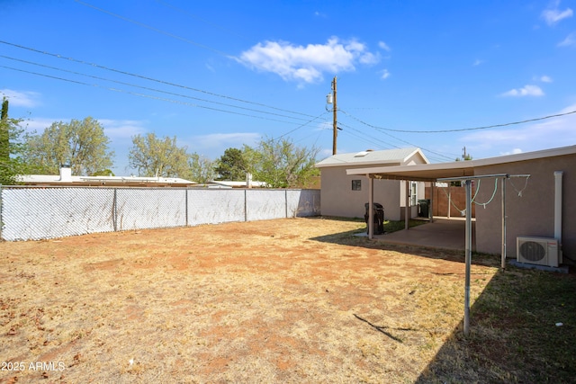 301 Whitton St, Sierra Vista, AZ 85635 - view of yard featuring a patio area, ac unit, and a fenced backyard