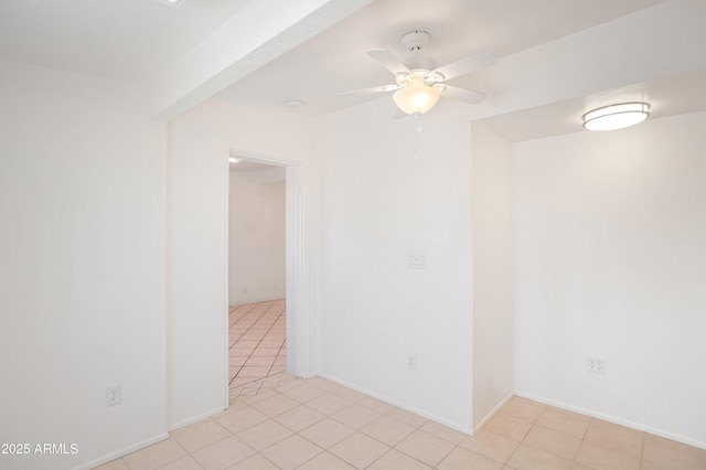 301 Whitton St, Sierra Vista, AZ 85635 - unfurnished room featuring a ceiling fan, baseboards, and light tile patterned flooring