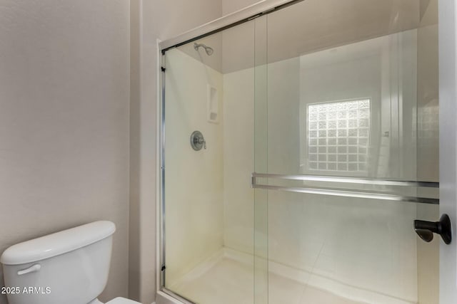 16846 N 49th Way, Scottsdale, AZ 85254 - bathroom with toilet and a shower with shower door