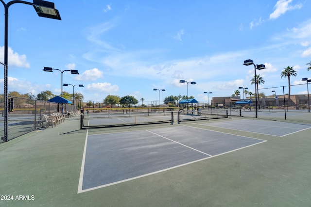 view of sport court