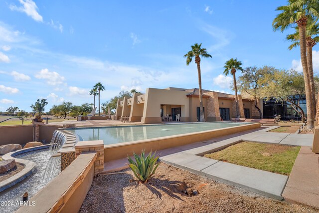 view of pool