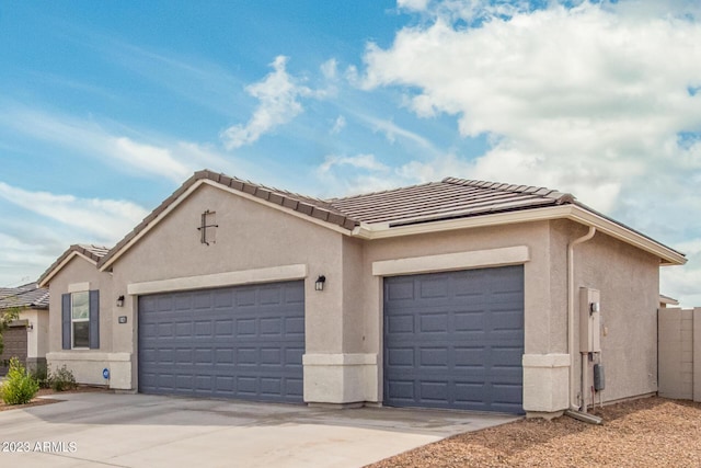 ranch-style house with a garage