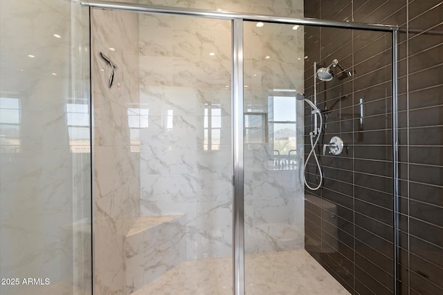 bathroom with walk in shower