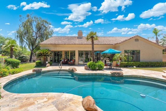 7734 E Monica Dr, Scottsdale, AZ 85255 - swimming pool with a patio