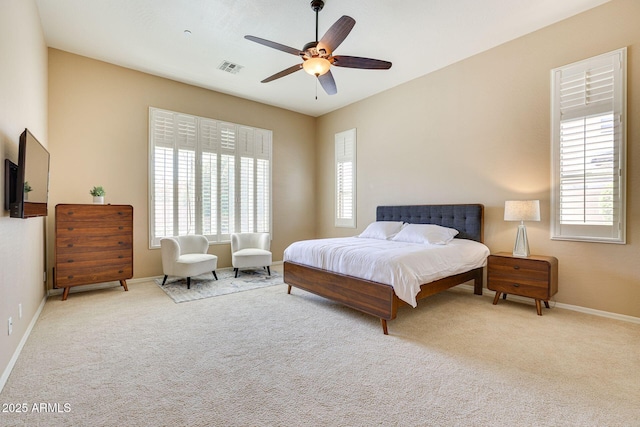 795 W Verbena Ln, Litchfield Park, AZ 85340 - carpeted bedroom featuring baseboards and a ceiling fan