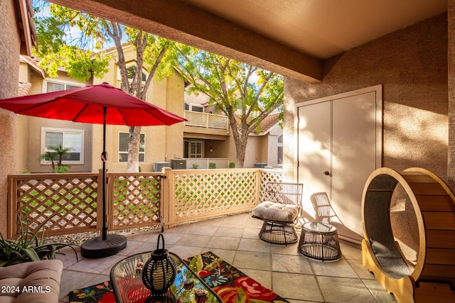 view of patio