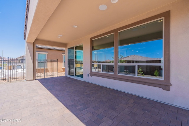 view of patio