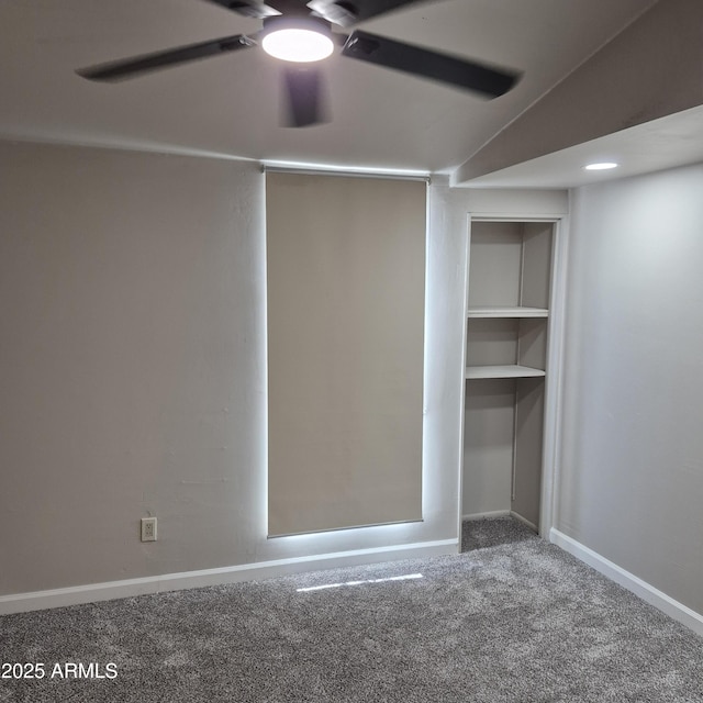 2946 N 14th St N Unit 14, Phoenix, AZ 85014 - unfurnished bedroom with carpet, a ceiling fan, and a closet