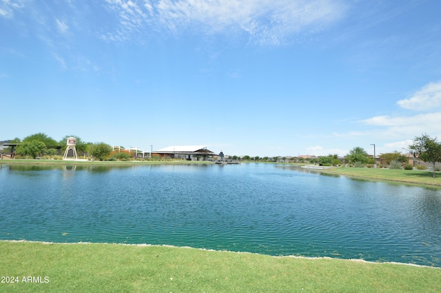 view of water feature