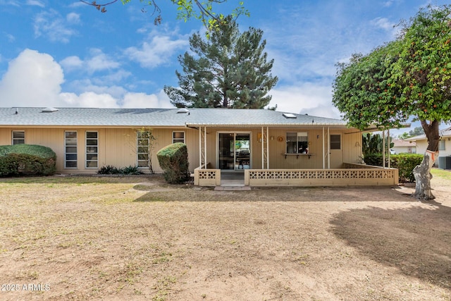 view of rear view of house