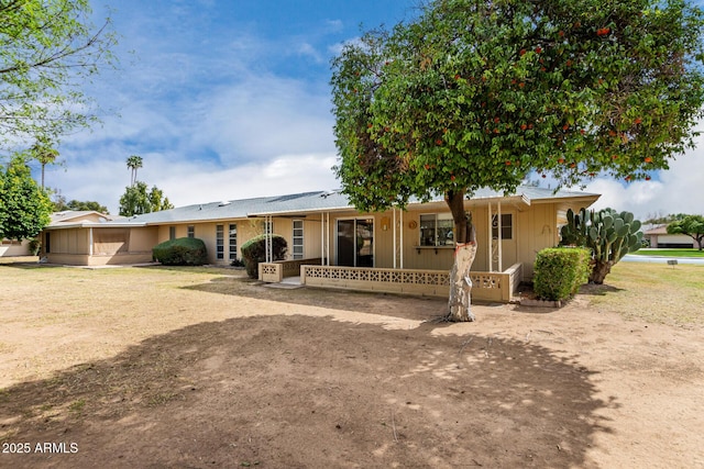 view of ranch-style house