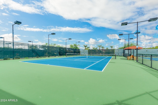 view of sport court