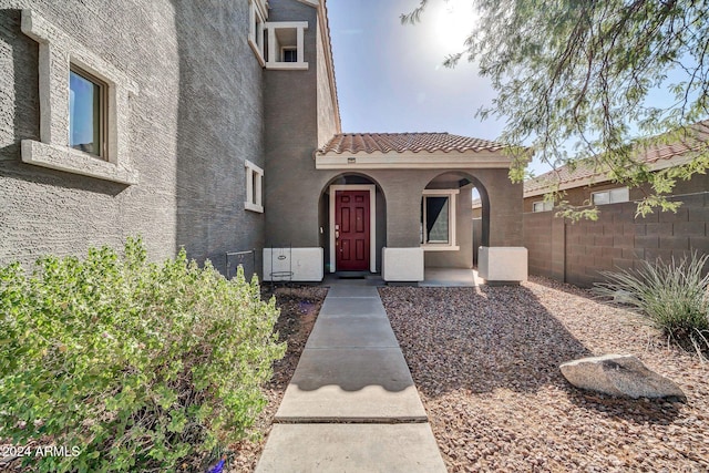 view of entrance to property