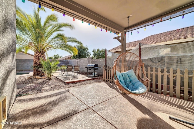 view of patio / terrace with grilling area