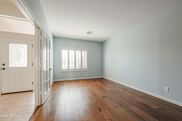 entryway featuring light wood-type flooring