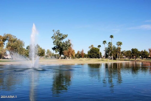 view of water feature