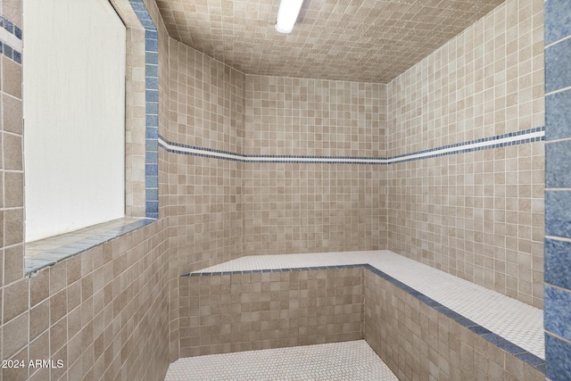 bathroom with walk in shower