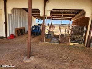 view of stable