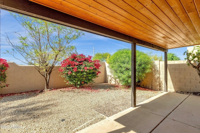 11775 E Becker Ln, Scottsdale, AZ 85259 - fenced backyard with a patio area