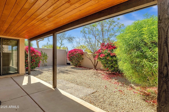 11775 E Becker Ln, Scottsdale, AZ 85259 - fenced backyard featuring a patio