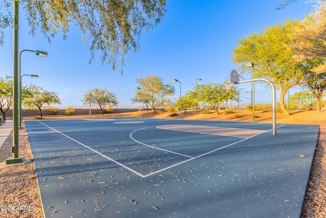 view of sport court