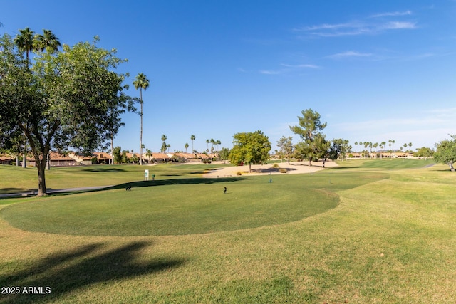 9857 W Tonto Ln, Peoria, AZ 85382 - surrounding community featuring view of golf course, a yard, and a residential view