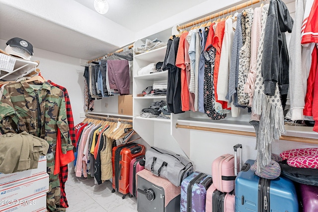 901 W Beck Ln, Phoenix, AZ 85023 - spacious closet featuring marble finish floor
