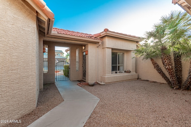 view of entrance to property