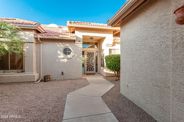 view of property entrance