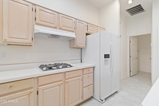 kitchen with white appliances