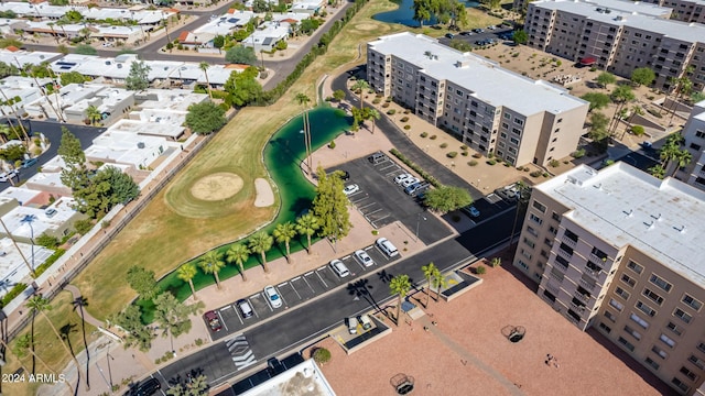 7930 E Camelback Rd Unit 506, Scottsdale, AZ 85251 - aerial view featuring a water view and view of golf course