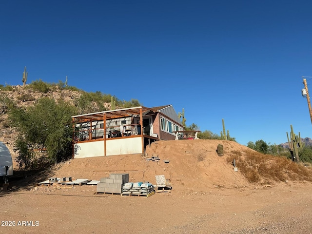 view of rear view of house