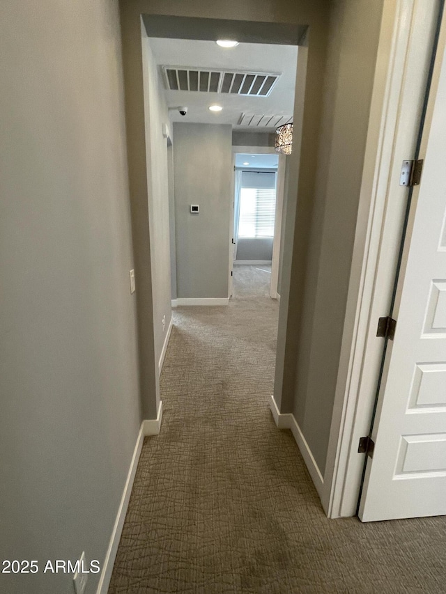 1840 S Follett Way, Gilbert, AZ 85295 - hall featuring carpet and baseboards