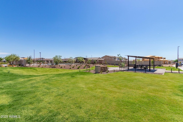 1840 S Follett Way, Gilbert, AZ 85295 - view of grassy yard featuring a gazebo