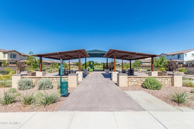 1840 S Follett Way, Gilbert, AZ 85295 - surrounding community with a gazebo and a residential view
