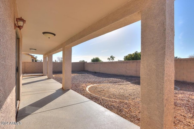 view of patio