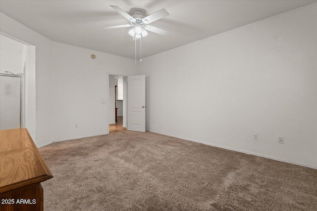 8237 W Alex Ave, Peoria, AZ 85382 - unfurnished bedroom with carpet floors, baseboards, and ceiling fan