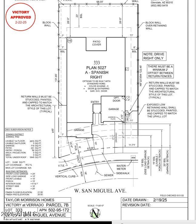 20705 W San Miguel Ave, Buckeye, AZ 85396 - floor plan