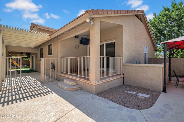 1831 W Armstrong Way, Chandler, AZ 85286 - entrance to property with stucco siding and a tiled roof