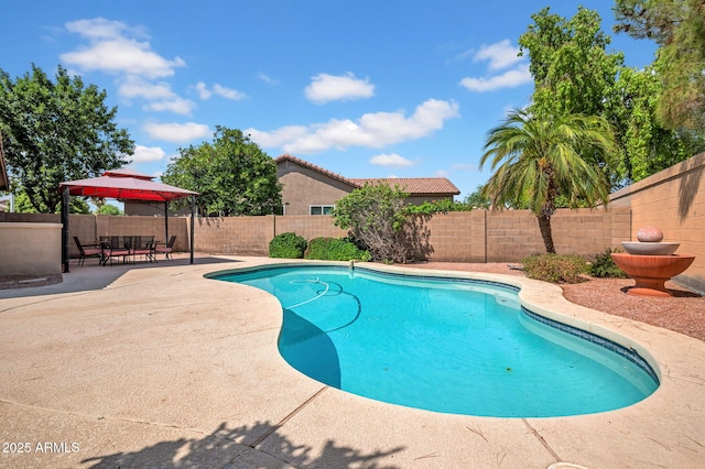 1831 W Armstrong Way, Chandler, AZ 85286 - view of pool with a patio area and a fenced backyard