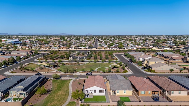 4352 N 91st Gln, Phoenix, AZ 85037 - aerial view of residential area with mountains