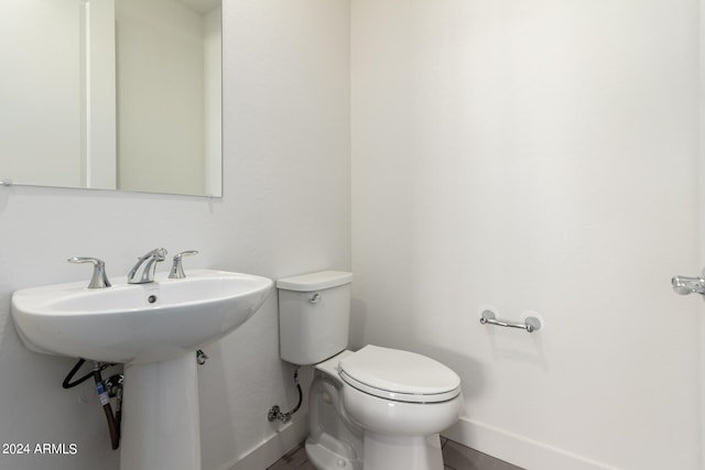 bathroom with toilet