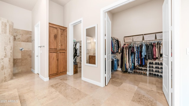 9864 E Baseline Ave, Gold Canyon, AZ 85118 - bathroom featuring a walk in shower and a spacious closet