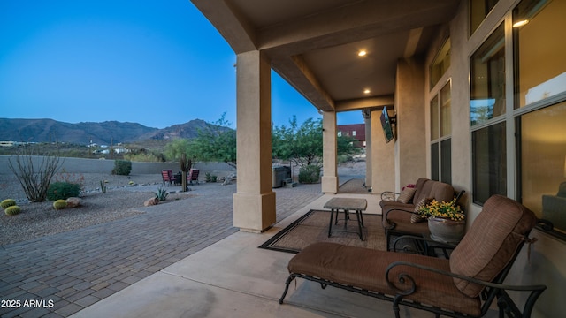 9864 E Baseline Ave, Gold Canyon, AZ 85118 - fenced backyard featuring a patio area