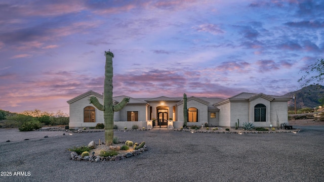 9864 E Baseline Ave, Gold Canyon, AZ 85118 - view of front of house with stucco siding